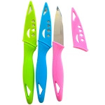 KOLOROWY NÓŻ DO KROJENIA WARZYW ZE STALI NIERDZEWNEJ DŁUGI 20 CM NOŻYK XL