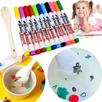 MAGICZNE MARKERY WODNE FLAMASTRY DO RYSOWANIA NA WODZIE + ŁYŻKA ZESTAW 12w1