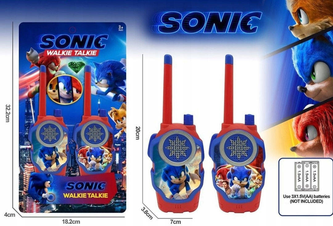 SONIC Zestaw Walkie Talkie - 2 Krótkofalówki