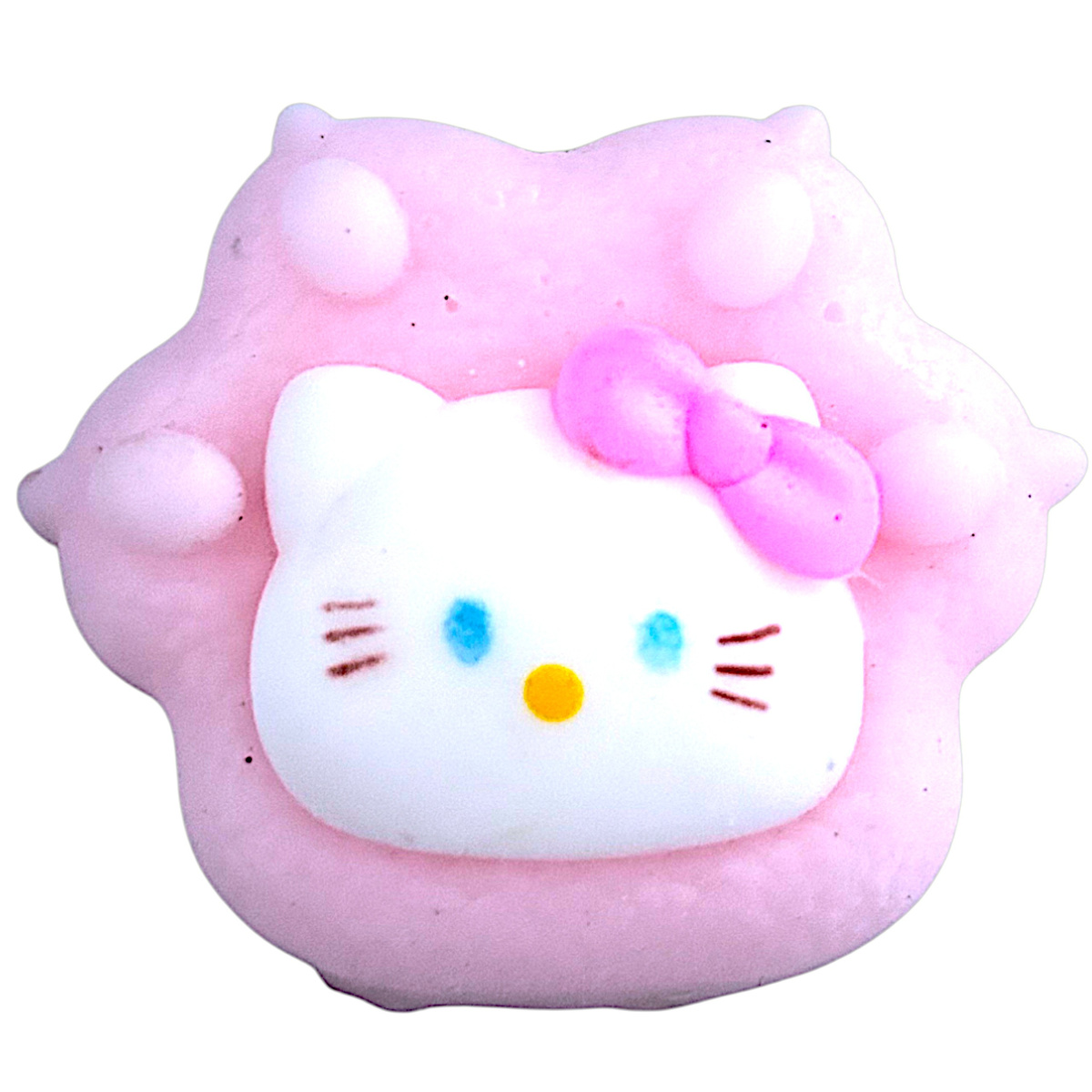 GNIOTEK ANTYSTRESOWY SENSORYCZNY ŁAPKA HELLO KITTY POSYPKA SQUISHY ZABAWKA