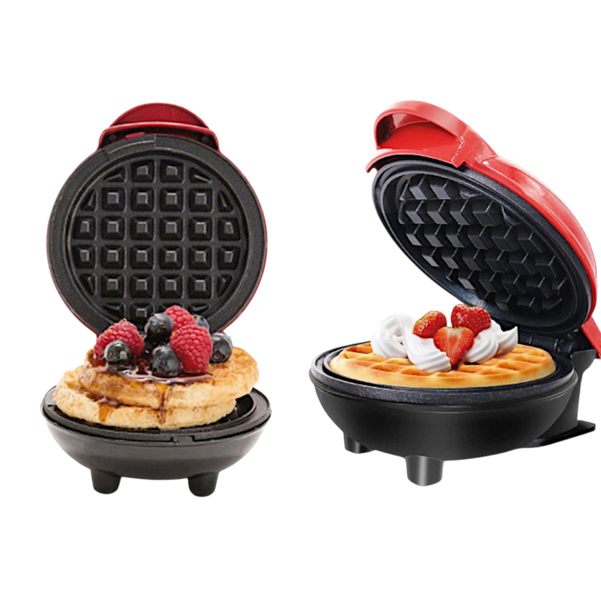 MINI GOFROWNICA MASZYNA DO ROBIENIA GOFRÓW MOCNA ELEKTRYCZNA 350W OPIEKACZ