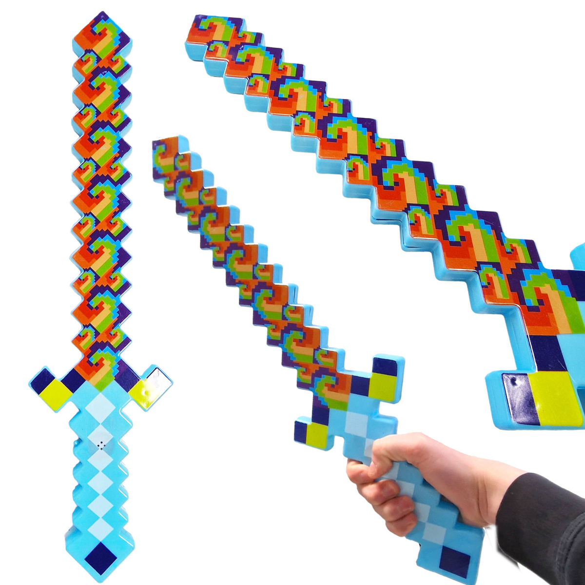 MINECRAFT Miecz ze światłem i z dźwiękiem 62cm