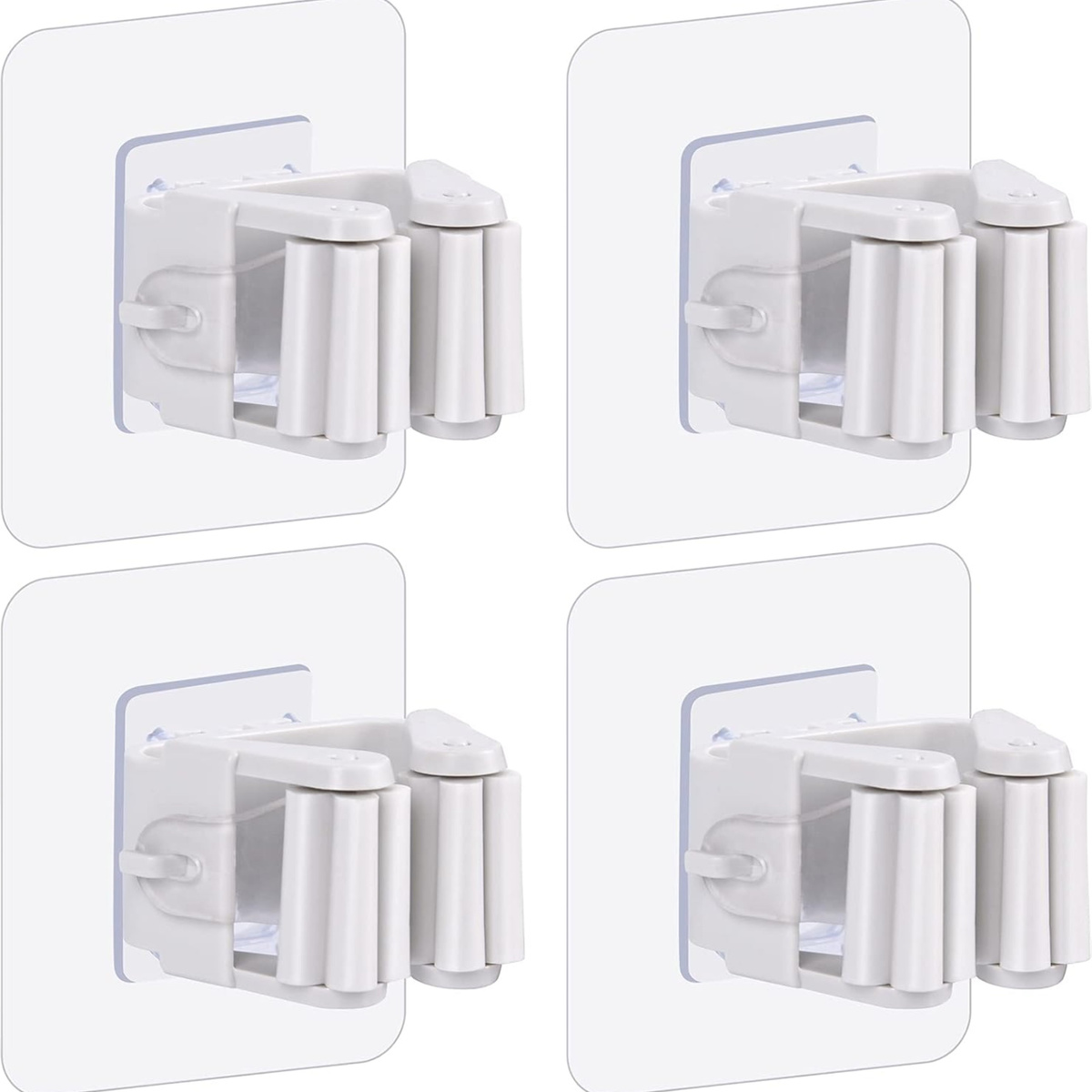 WIESZAK SAMOPRZYLEPNY UCHWYT NA SZCZOTKĘ MOPA KIJA BEZ WIERCENIA ŚCIENNY