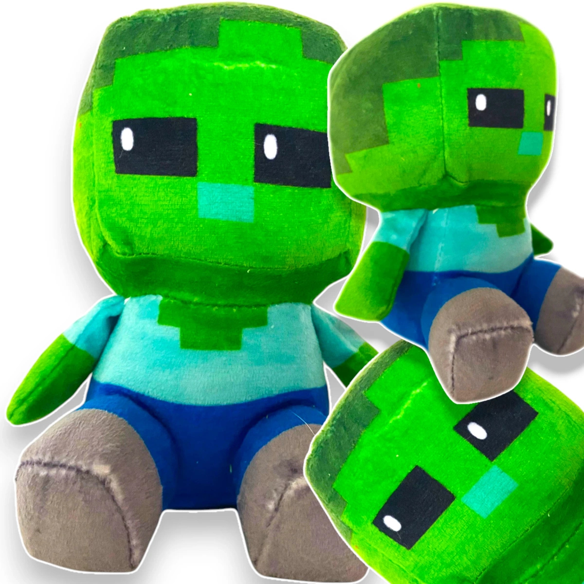 MINECRAFT WODNY ŚWIAT - MASKOTKA BABY ZOMBIE 15cm MINECRAFT LEGENDS GADŻETY DLA GRACZY