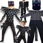 MINECRAFT – STRÓJ DLA DZIECKA SMOK ENDERU ROZMIAR M (120-130) KOSTIUM DLA CHŁOPCA GADŻETY DLA GRACZY