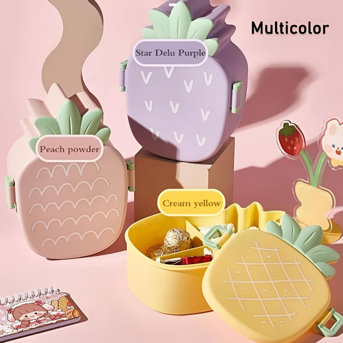 POJEMNIK NA JEDZENIE DLA DZIECI LUNCH BOX LUNCHBOX ŚNIADANIÓWKA + SZTUĆCE