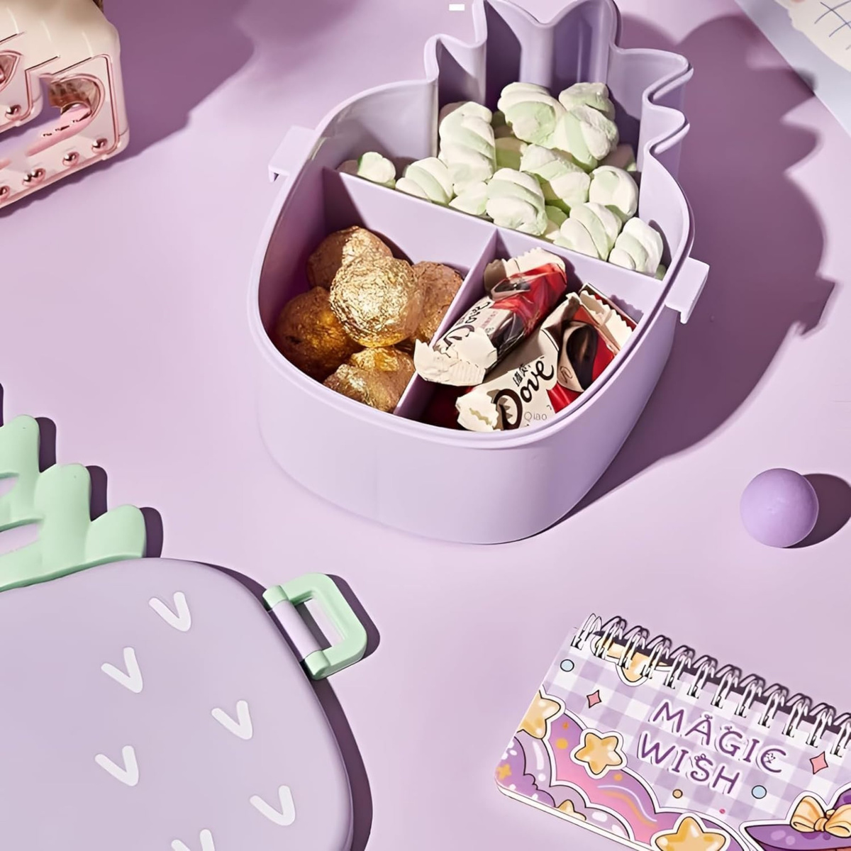 POJEMNIK NA JEDZENIE DLA DZIECI LUNCH BOX LUNCHBOX ŚNIADANIÓWKA + SZTUĆCE