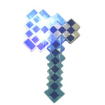 MINECRAFT Siekiera Pixel z dźwiękiem i światłem