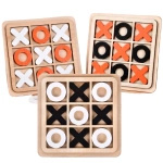 GRA KÓŁKO I KRZYŻYK DREWNIANA DLA DZIECI I DOROSŁYCH LOGICZNA UKŁADANKA