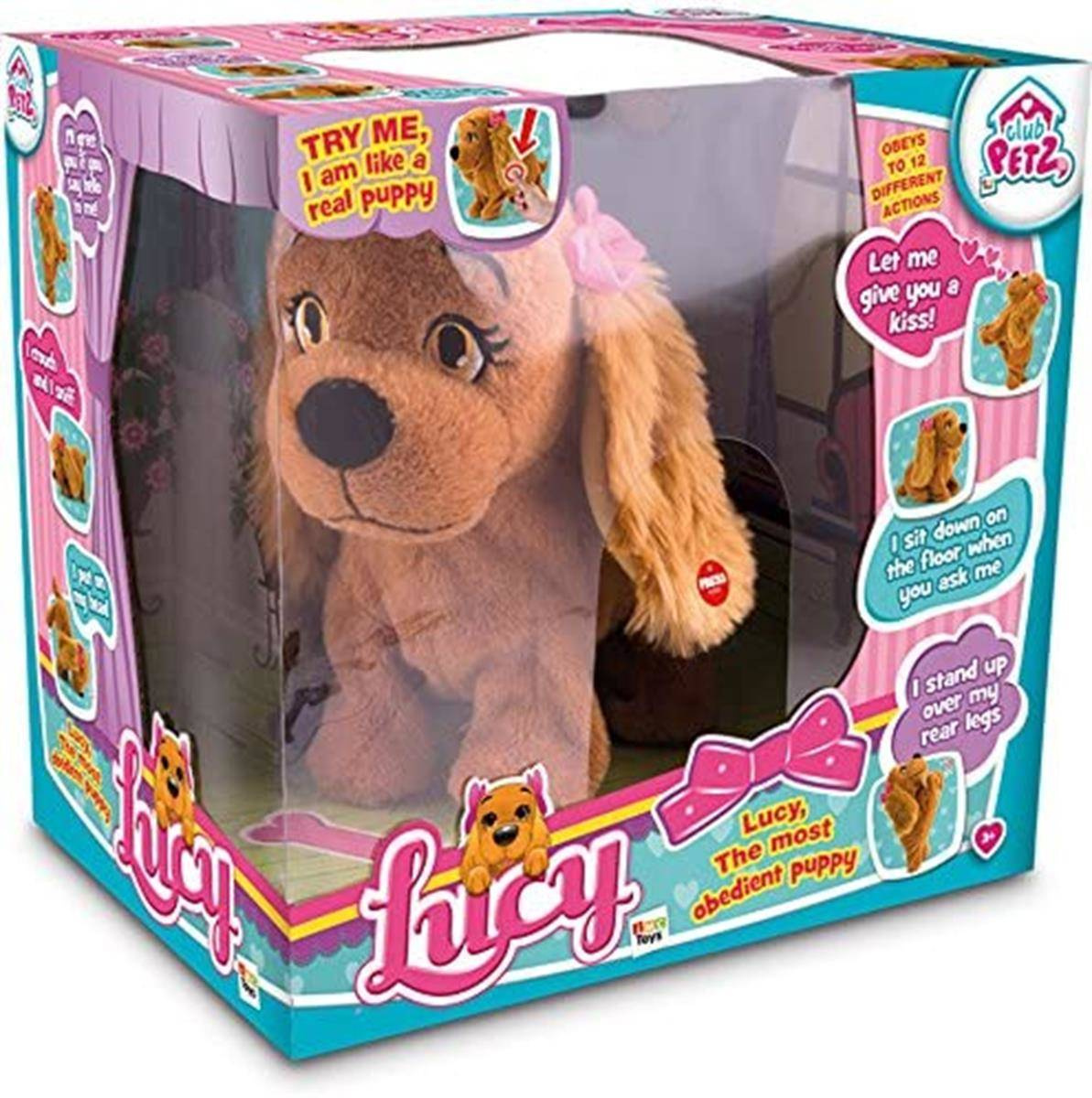 TM TOYS Interaktywny Piesek Lucy 14 komend