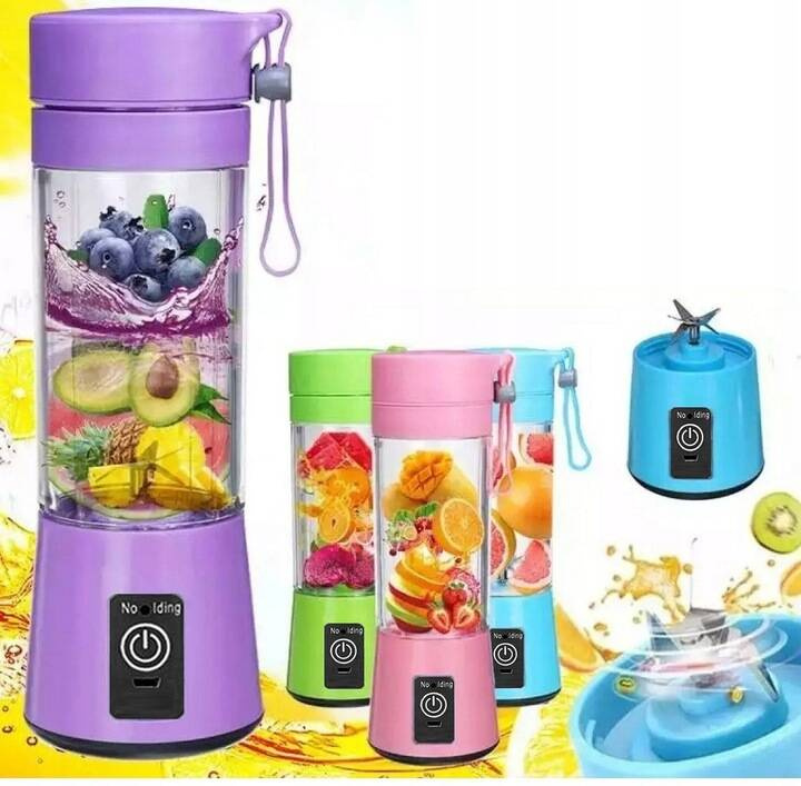 BLENDER MIKSER TURYSTYCZNY USB AKUMULATOR 380ML PREZENT BEZPRZEWODOWY 72