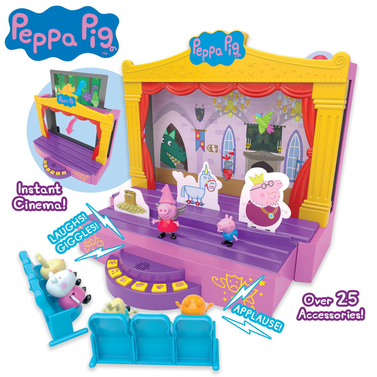 TM TOYS Świnka Peppa Zestaw Scena teatralna