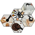 MIARKI KUCHENNE ZESTAW MIAREK KUCHENNYCH DO ODMIERZANIA ŁYŻKI KUBECZKI x10