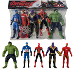 AVENGERS - ZESTAW 5 FIGUREK SUPERBOHATERÓW + AKCESORIA MARVEL