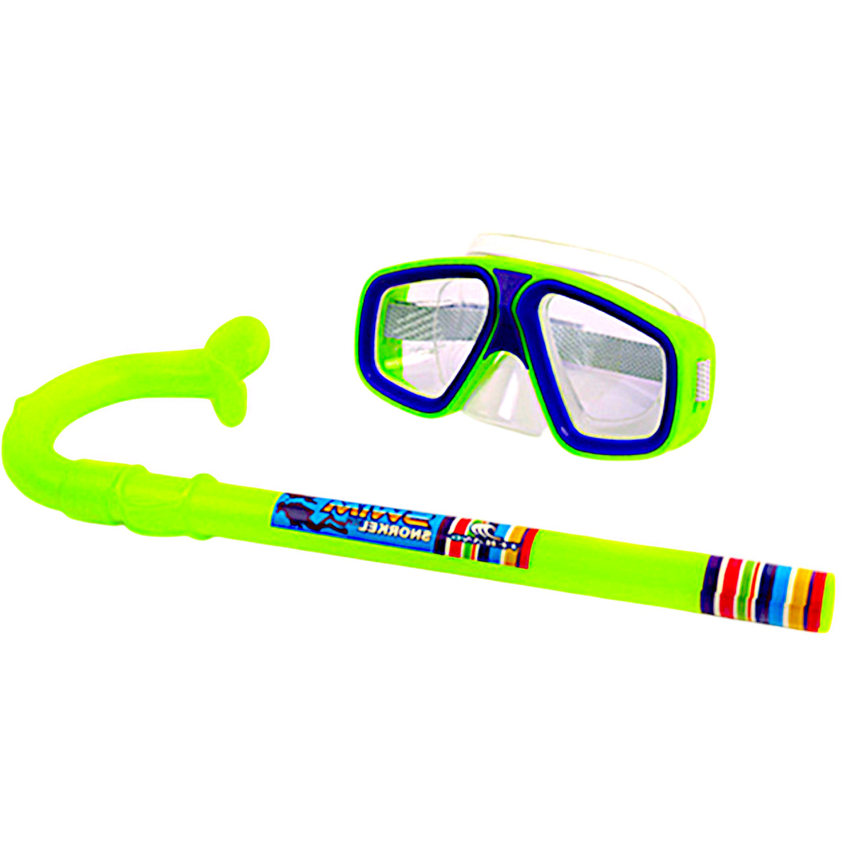 ZESTAW DO NURKOWANIA OKULARY PŁYWACKIE Z RURKĄ GOGLE DO WODY ŁATWE ZAPIĘCIE