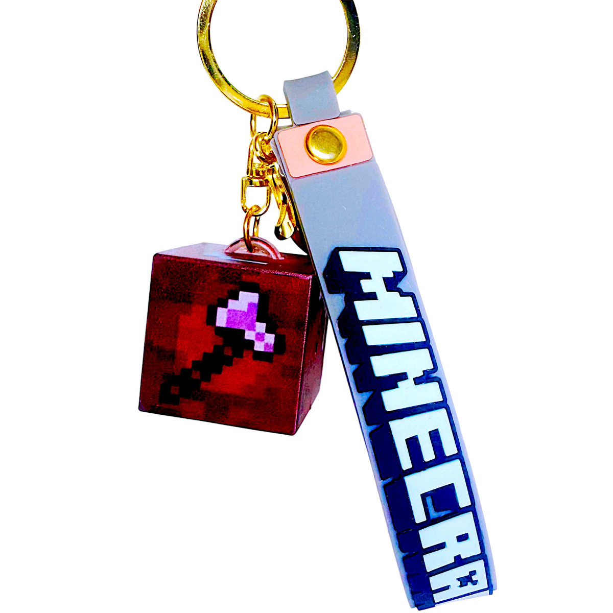 BRELOCZEK MINECRAFT ZAWIESZKA DO KLUCZY BRELOK DO PLECAKA DUŻY FIGURKA