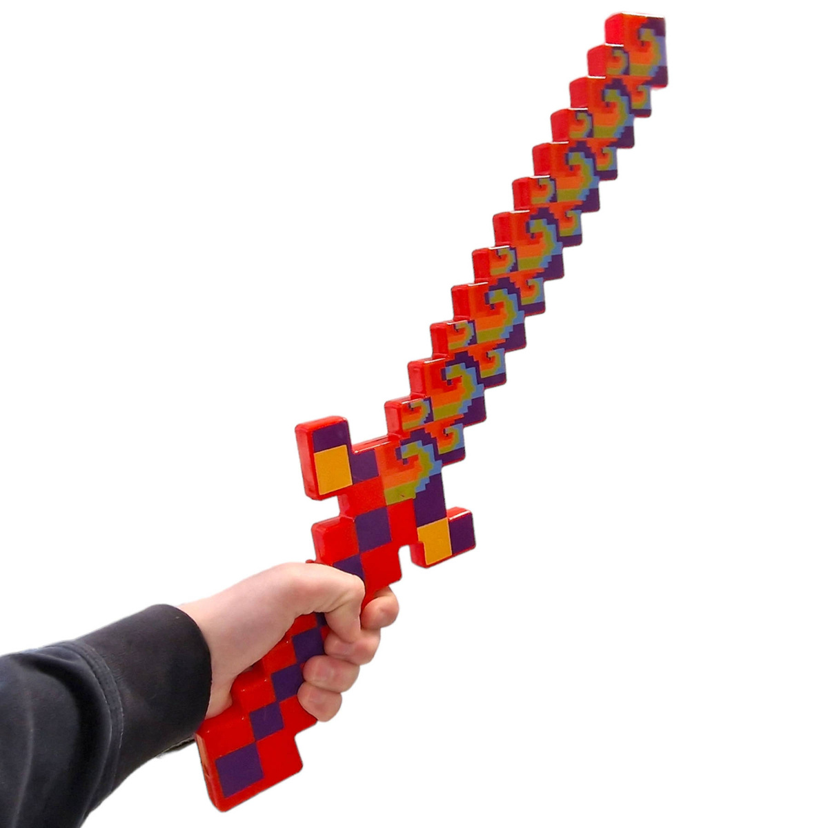 MINECRAFT Zestaw Pixelowy Miecz + Siekiera ze światłem i z dźwiękiem