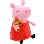 ŚWINKA PEPPA Zestaw Pluszowych Maskotek George i Peppa 32cm