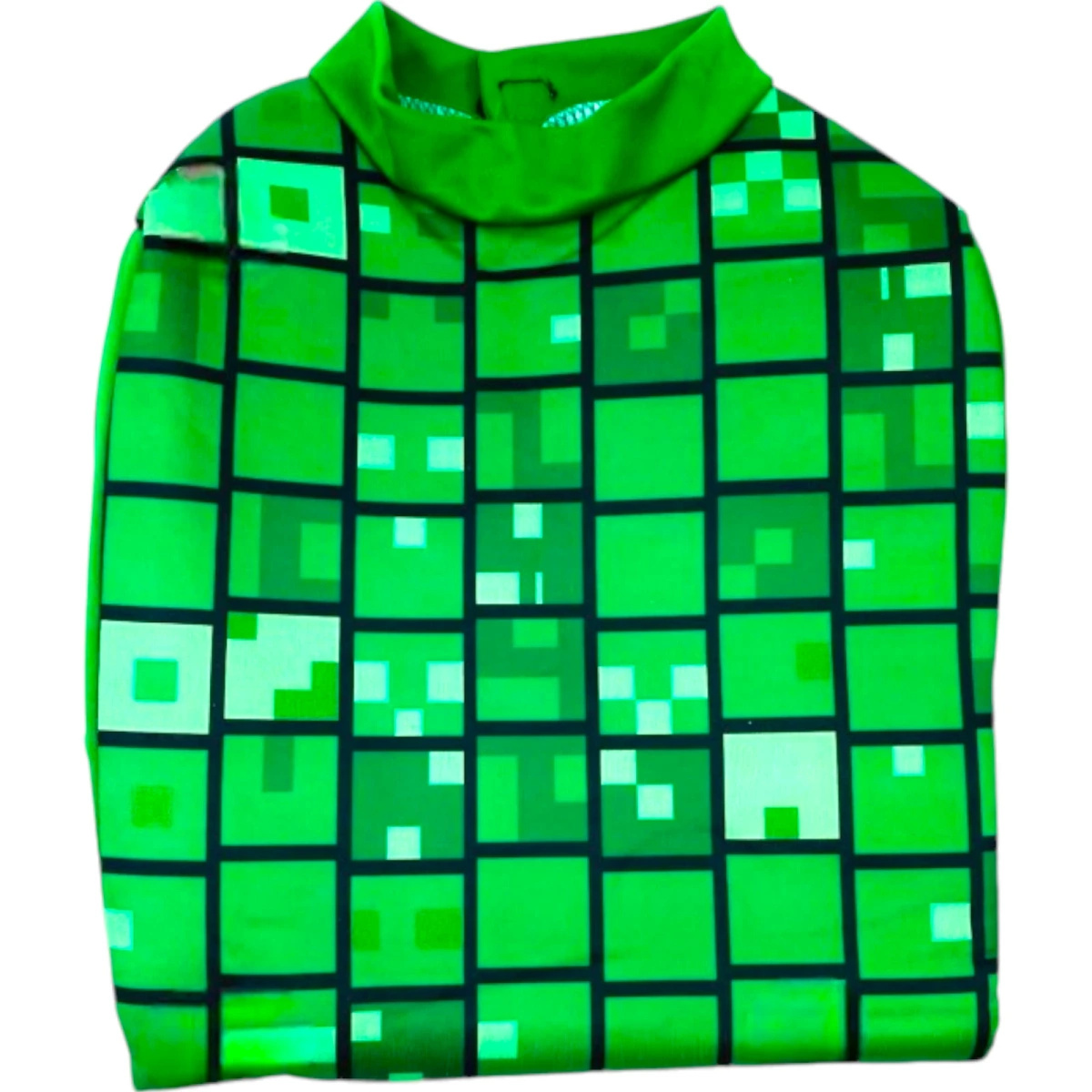 MINECRAFT – STRÓJ DLA DZIECKA CREEPER ROZMIAR L (130-140) KOSTIUM NA BAL DLA CHŁOPCA GADŻETY DLA GRACZY