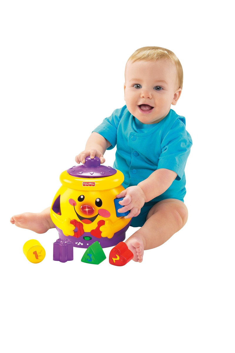 FISHER PRICE Garnuszek na klocuszek