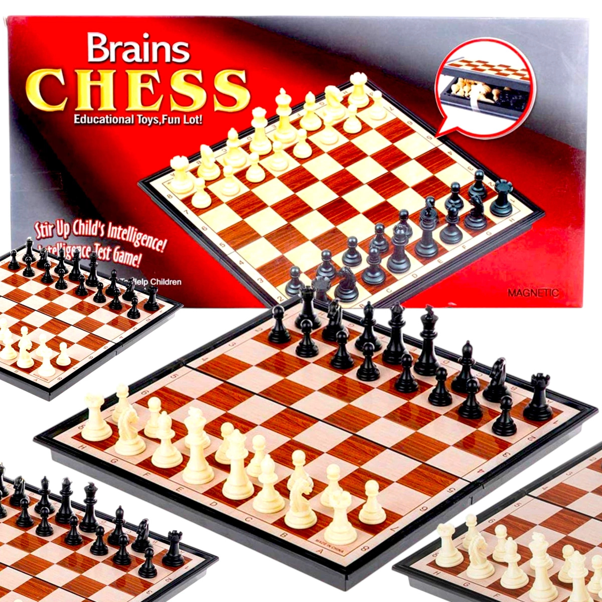 SZACHY KLASYCZNA GRA STRATEGICZNA WERSJA PODROŻNA DLA DZIECI DOROSŁYCH