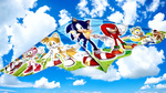 SONIC Latawiec Dla Dzieci 120x60cm