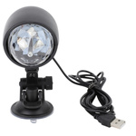MINI KULA DYSKOTEKOWA LAMPA OBROTOWA KOLOROWA NA IMPREZĘ REFLEKTOR LED RGB
