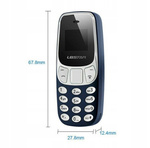 Mini Telefon komórkowy BM10 DualSIM Szary