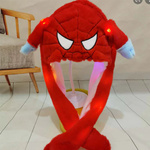 Świecąca LED Czapka Z Ruchomymi Uszami Spiderman Kigurumi