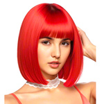 PERUKA CZERWONE WŁOSY