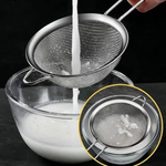 SITKO KUCHENNE METALOWE DO GOTOWANIA CEDZAK DURSZLAK Z RĄCZKĄ DUŻE 21 CM