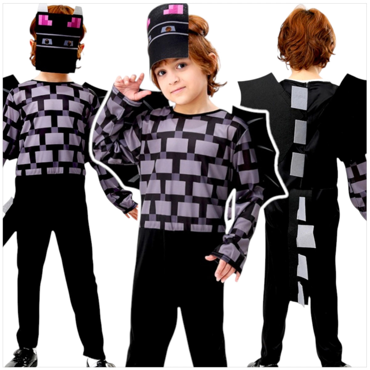 MINECRAFT STRÓJ SMOKA ENDERDRAGON rozmiar S