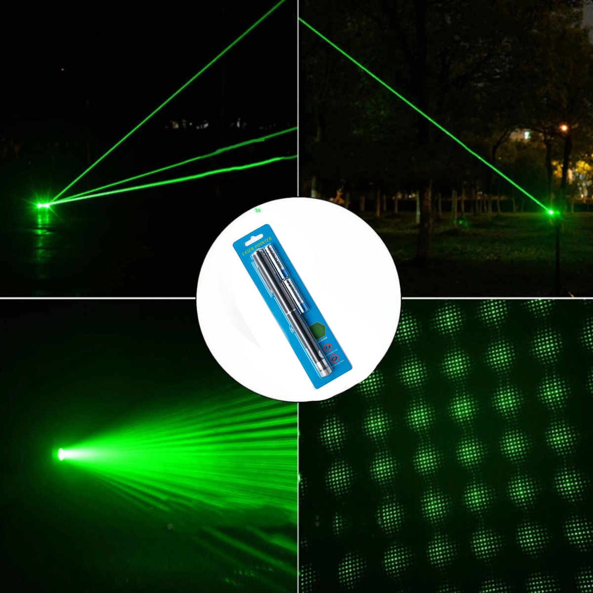 LASEROWY POINTER ZIELONY DLA KOTA I PREZENTACJI WSKAŹNIK ASTRONOMICZNY LED