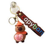 KAPIBARA - FIGURKA BRELOCZEK ŚWIECĄCY 7cm CAPYBARA BRELOK ZAWIESZKA  SMYCZ