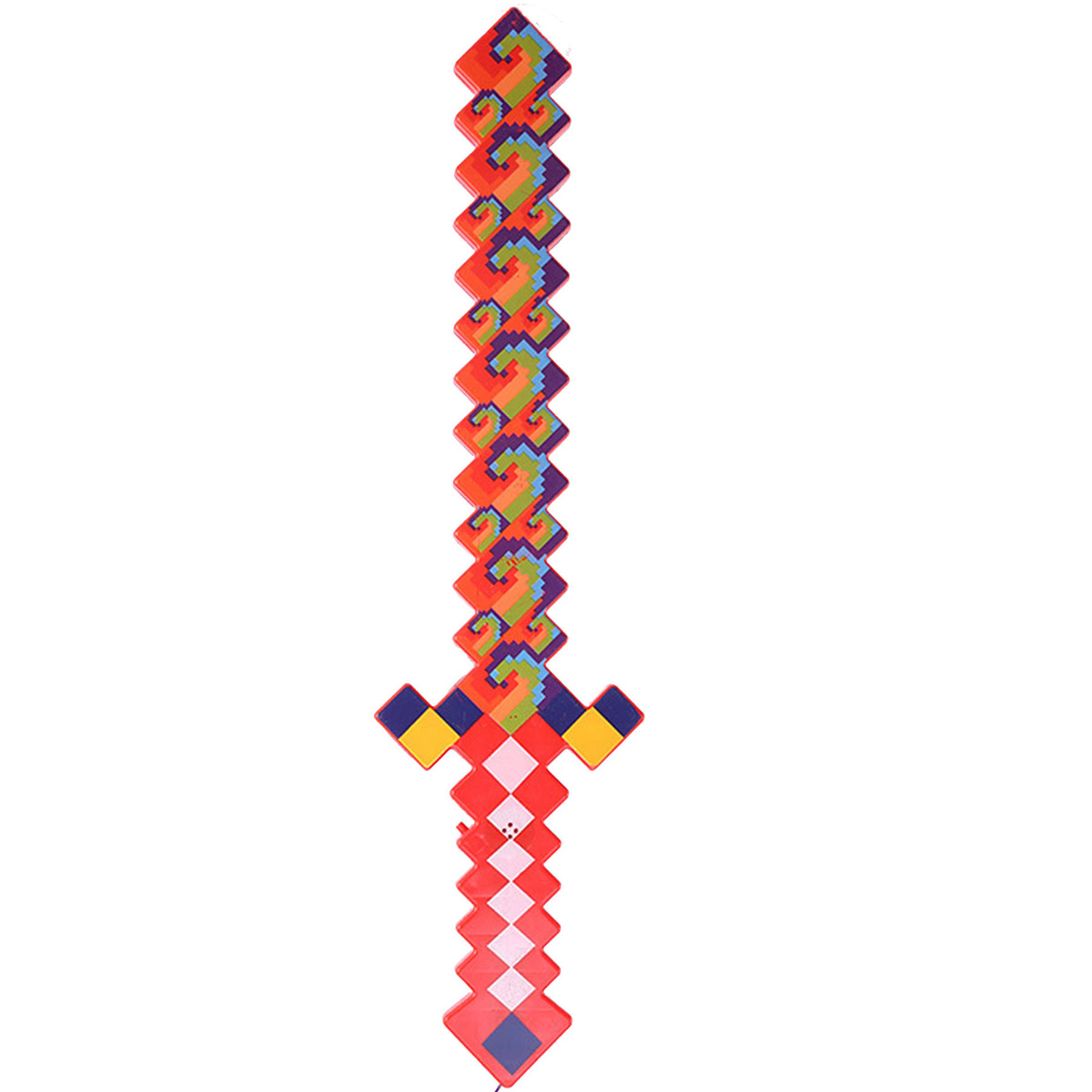 MINECRAFT Zestaw Pixelowy Miecz + Siekiera ze światłem i z dźwiękiem