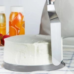 ŁOPATKA CUKIERNICZA DO KREMU SZPATUŁKA DO TORTU NÓŻ ZE STALI NIERDZEWNEJ 