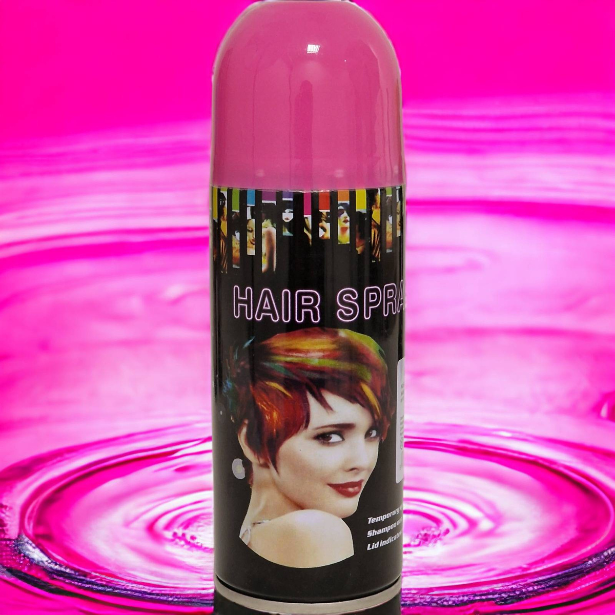 Kolorowy Spray do włosów, farba zmywalna koloryzująca ZIELONA