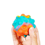POP IT! Zabawka Sensoryczna Świecąca Piłka Gniotek