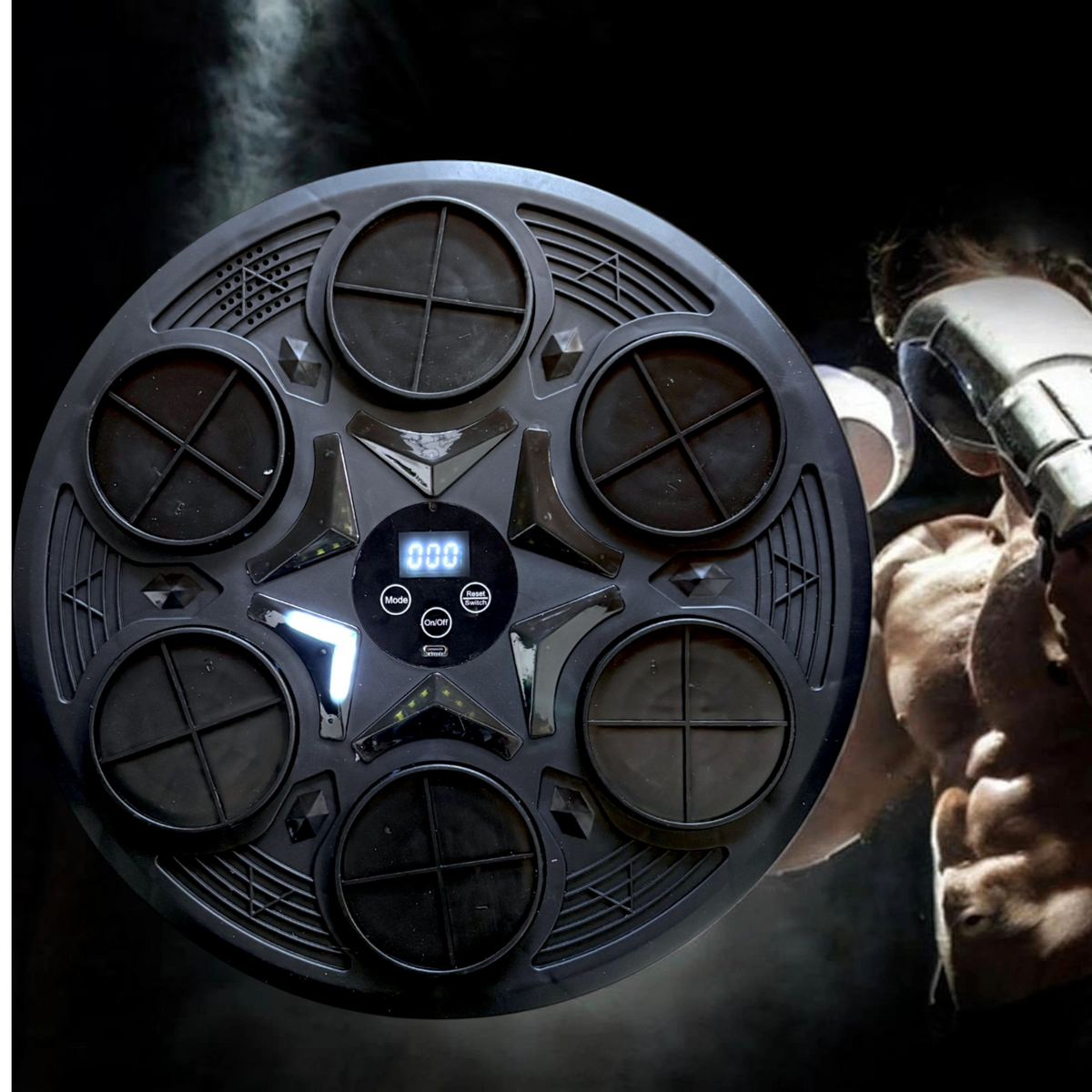 MUSIC BOXING MACHINE BLUETOOTH TRENINGOWA TARCZA BOKSERSKA ZRĘCZNOŚCIOWA 