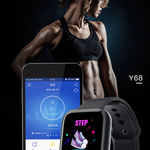 SMARTWATCH DAMSKI - MĘSKI ZEGAREK SPORTOWY SMART WATCH POWIADOMIENIA SEN 