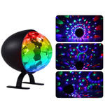 MINI KULA DYSKOTEKOWA LAMPA OBROTOWA KOLOROWA NA IMPREZĘ REFLEKTOR LED RGB