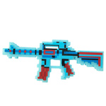 MINECRAFT Zestaw Karabin + Miecz + Siekiera Pixel