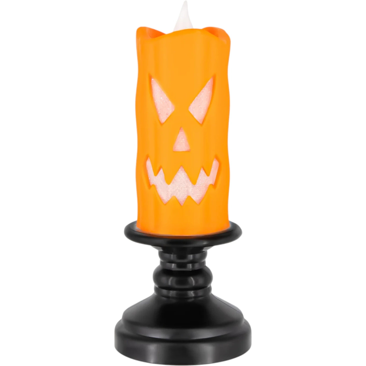 LAMPKA ELEKTRYCZNA NA HALLOWEEN OZDOBA ŚWIECZKA DYNIA ŚWIECA LED 13CM