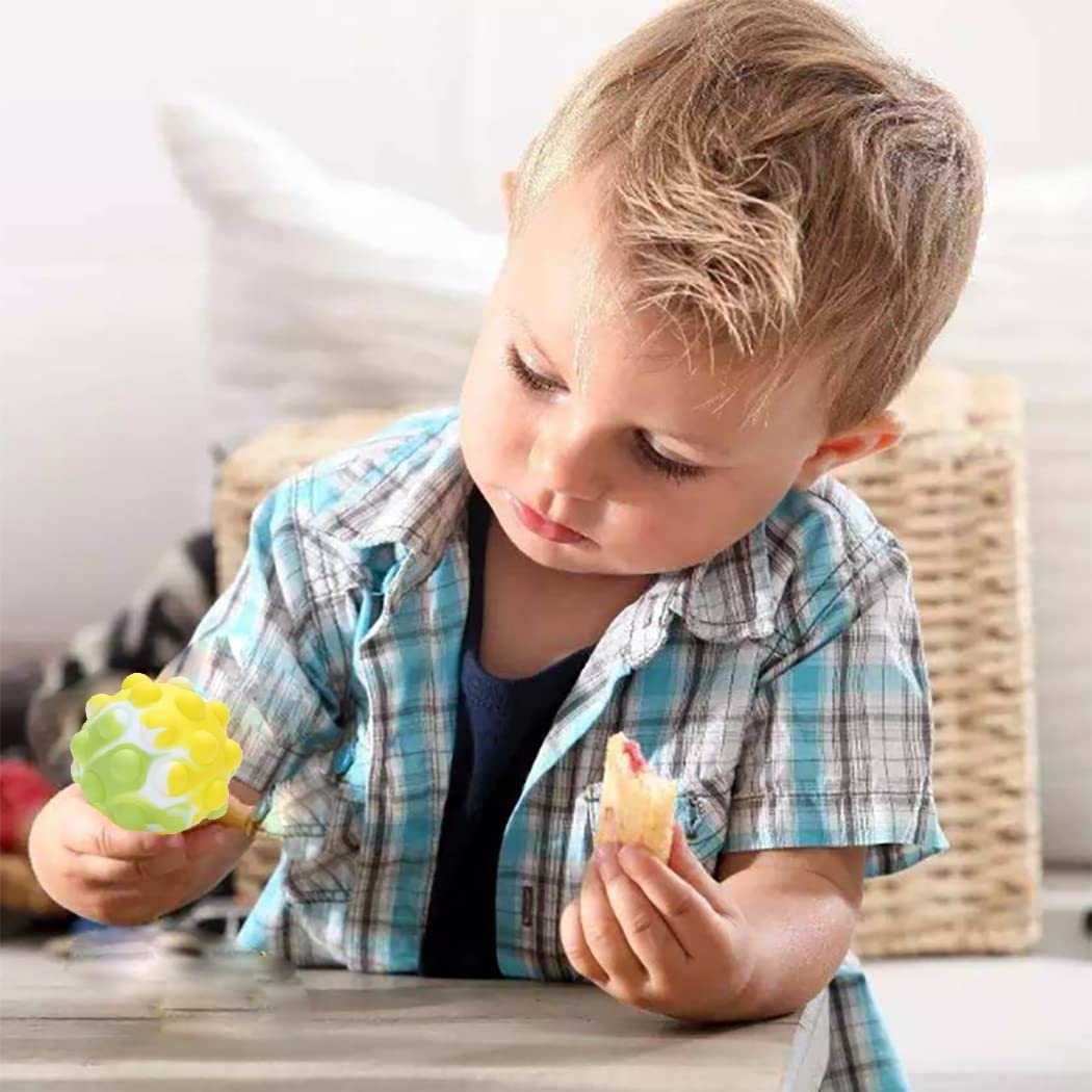 POP IT! Zabawka Sensoryczna Świecąca Piłka Gniotek
