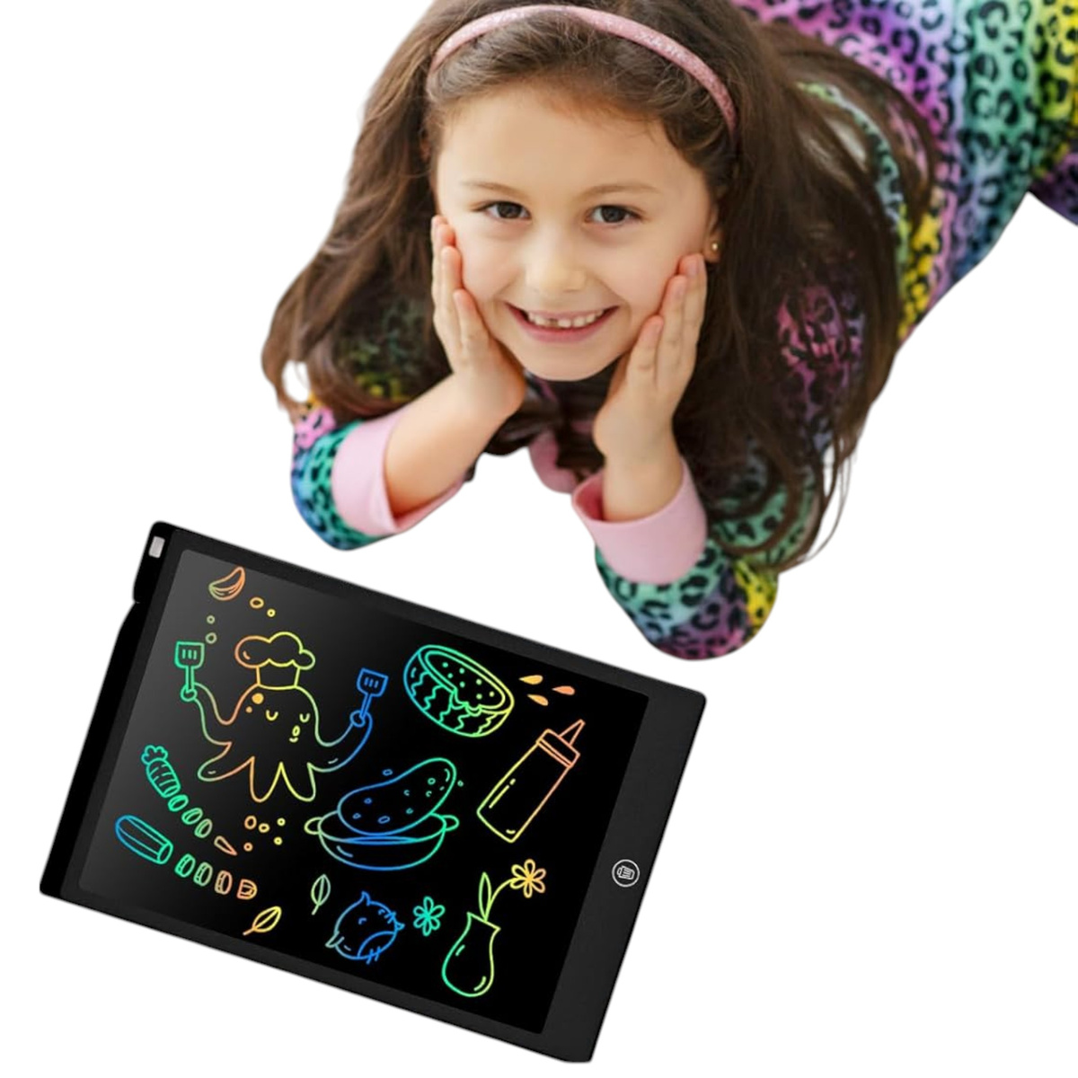 KUROMI TABLET DLA DZIECI DO RYSOWANIA 8 CALI TABLICA EDUKACYJNA LCD