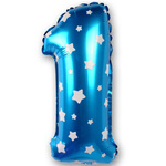 Balony Zestaw Urodzinowy Baby Shark 1 Roczek