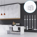 WIESZAK SAMOPRZYLEPNY UCHWYT NA SZCZOTKĘ MOPA KIJA BEZ WIERCENIA ŚCIENNY