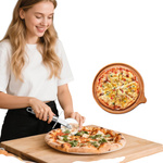 NOŻYK DO PIZZY NÓŻ DO PIZZY RADEŁKO DUŻY OKRĄGŁY DO KROJENIA PIZZY OSTRY