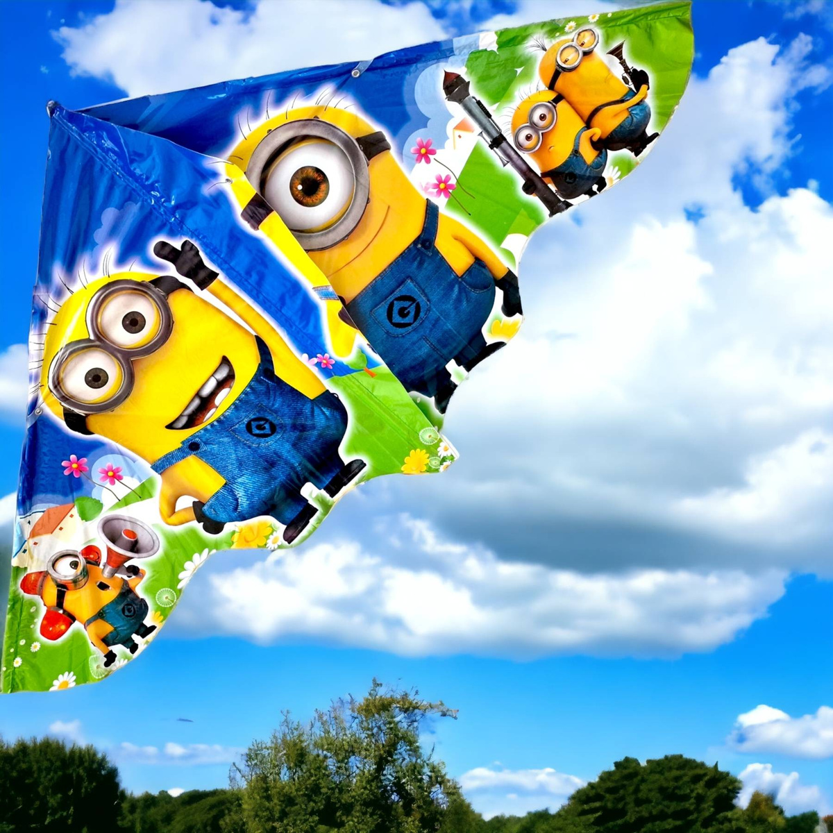 MINIONKI Latawiec Dla Dzieci 120x60cm