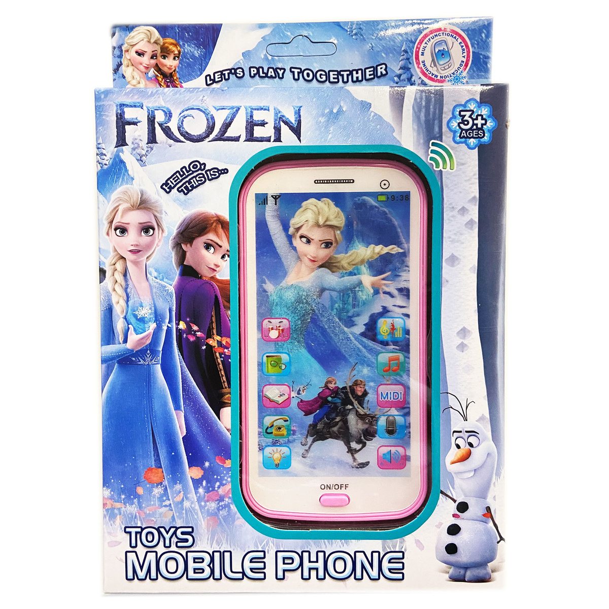Zestaw 5w1 Strój Dla Dzieci Elsa + Akcesoria